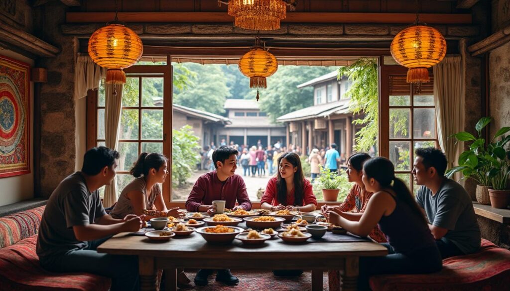 vivez une immersion authentique en découvrant les coutumes locales grâce à un hébergement chez l'habitant lors de votre séjour linguistique.