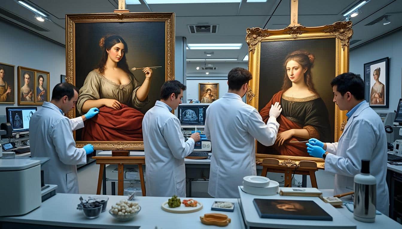 découvrez la restauration minutieuse des toiles de la renaissance, menée par le laboratoire d'analyse des musées nationaux, alliant expertise scientifique et passion pour le patrimoine artistique.