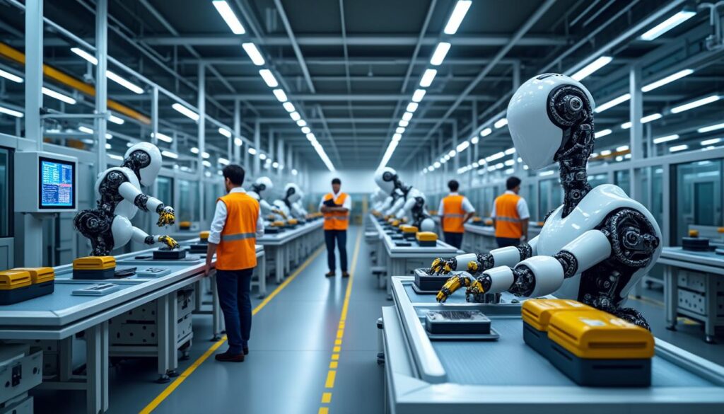 découvrez comment l'intégration de la robotique collaborative permet d'augmenter significativement la productivité des usines en automatisant les processus tout en favorisant la coopération homme-machine.