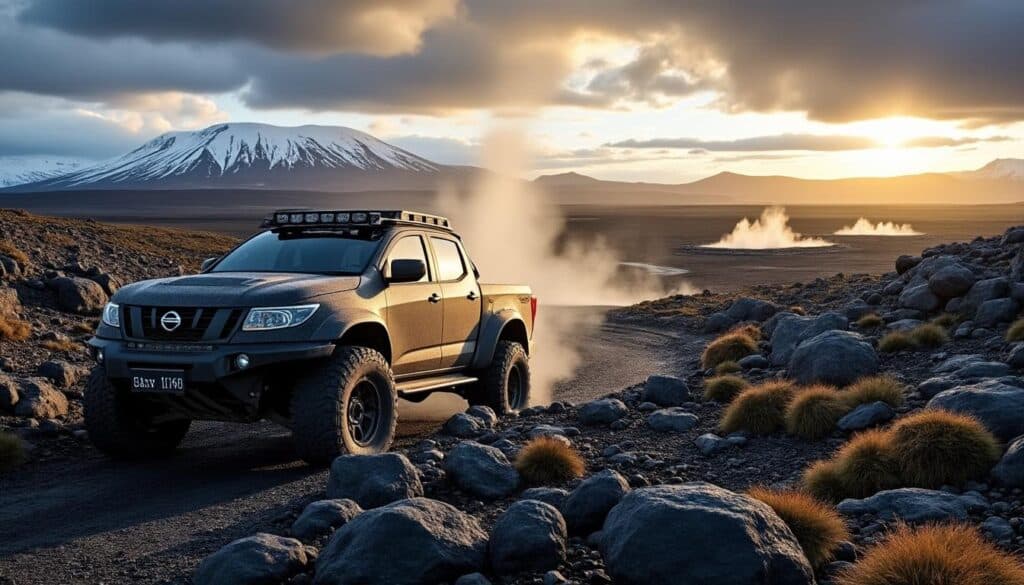découvrez les paysages volcaniques uniques d'islande en toute liberté grâce à la location d'un véhicule tout-terrain adapté à l'aventure et aux terrains difficiles.