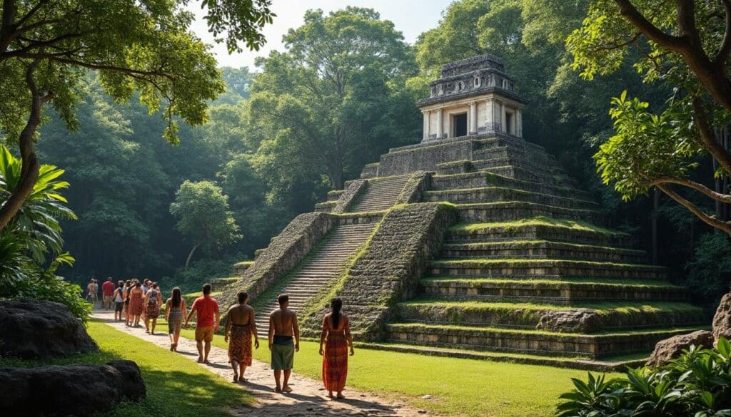 découvrez comment l'écotourisme communautaire finance la préservation des ruines archéologiques mayas, alliant protection du patrimoine et développement local durable.