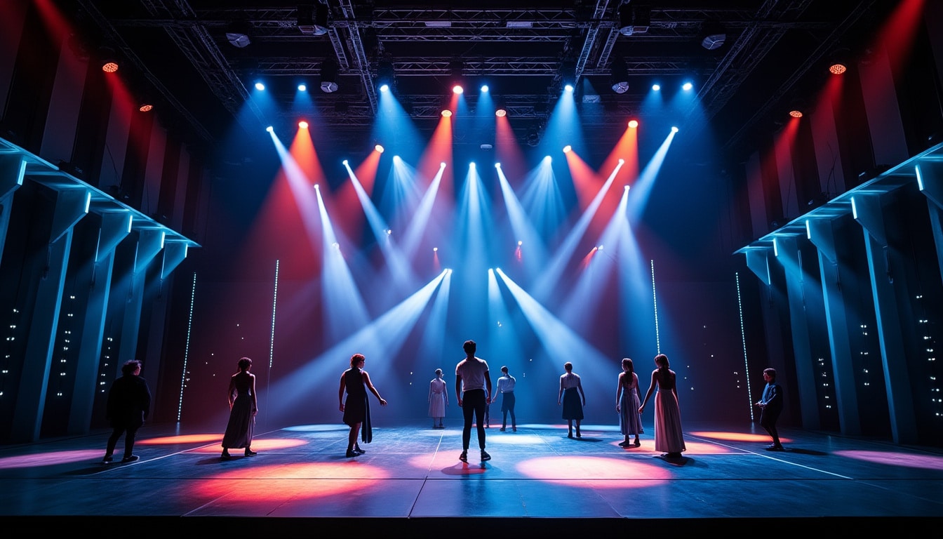 découvrez comment la scénographie des spectacles vivants est sublimée grâce à la création d'éclairages innovants et contemporains, mettant en lumière chaque performance avec art et modernité.