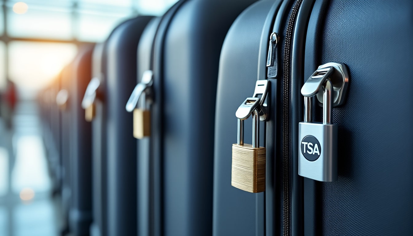 assurez la sécurité de vos bagages en soute grâce aux cadenas certifiés tsa, conçus pour un verrouillage fiable et conforme aux normes internationales.