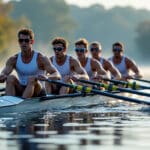 optimisez la coordination des équipes d'aviron grâce à la synchronisation des mouvements guidée par la cadence vocale du barreur, améliorant ainsi la performance et l'harmonie à bord.