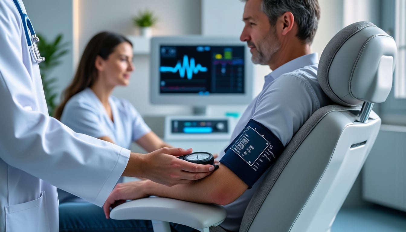 découvrez comment le traitement aux bêta-bloquants proposé par notre cabinet de cardiologie permet de contrôler efficacement la tension artérielle et d'améliorer la santé cardiovasculaire.