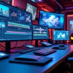 découvrez la création d'effets spéciaux visuels modélisés par le moteur de composition avancé de notre studio de post-production, alliant innovation et qualité pour sublimer vos projets.