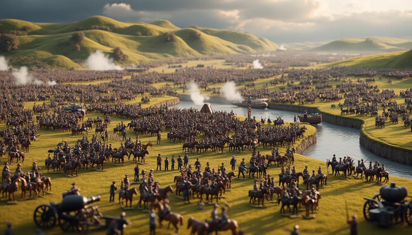 découvrez la restitution immersive des batailles historiques grâce aux figurines peintes des wargames sur table, alliant stratégie et passion du modélisme.