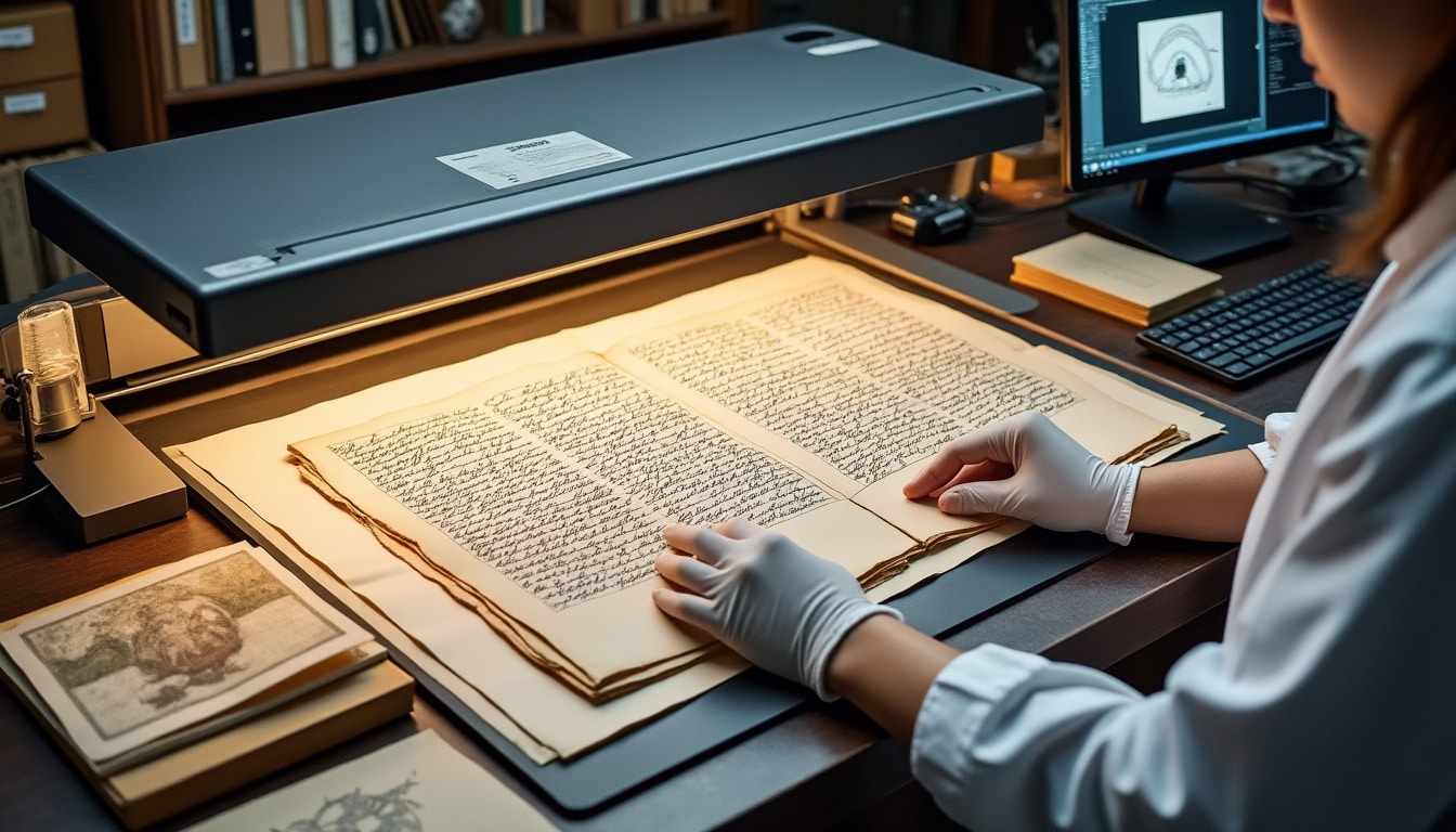 découvrez ce qu’implique la numérisation d’un fonds patrimonial : préparation des documents, capture des images, indexation, contrôle qualité et conservation.